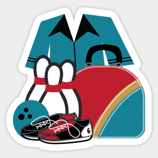 Bowling II Sticker